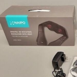 Naipo Shiatsu Neck And Shoulder Massager With Heat